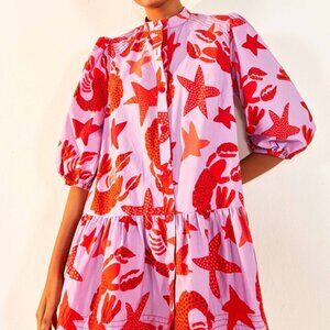 FARM Rio Lobstr Sky Mini Dress - S